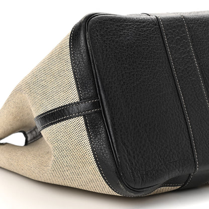 Hermes Toile Buffle Skipper Garden Party 36 MM Tote Black 8 of 13