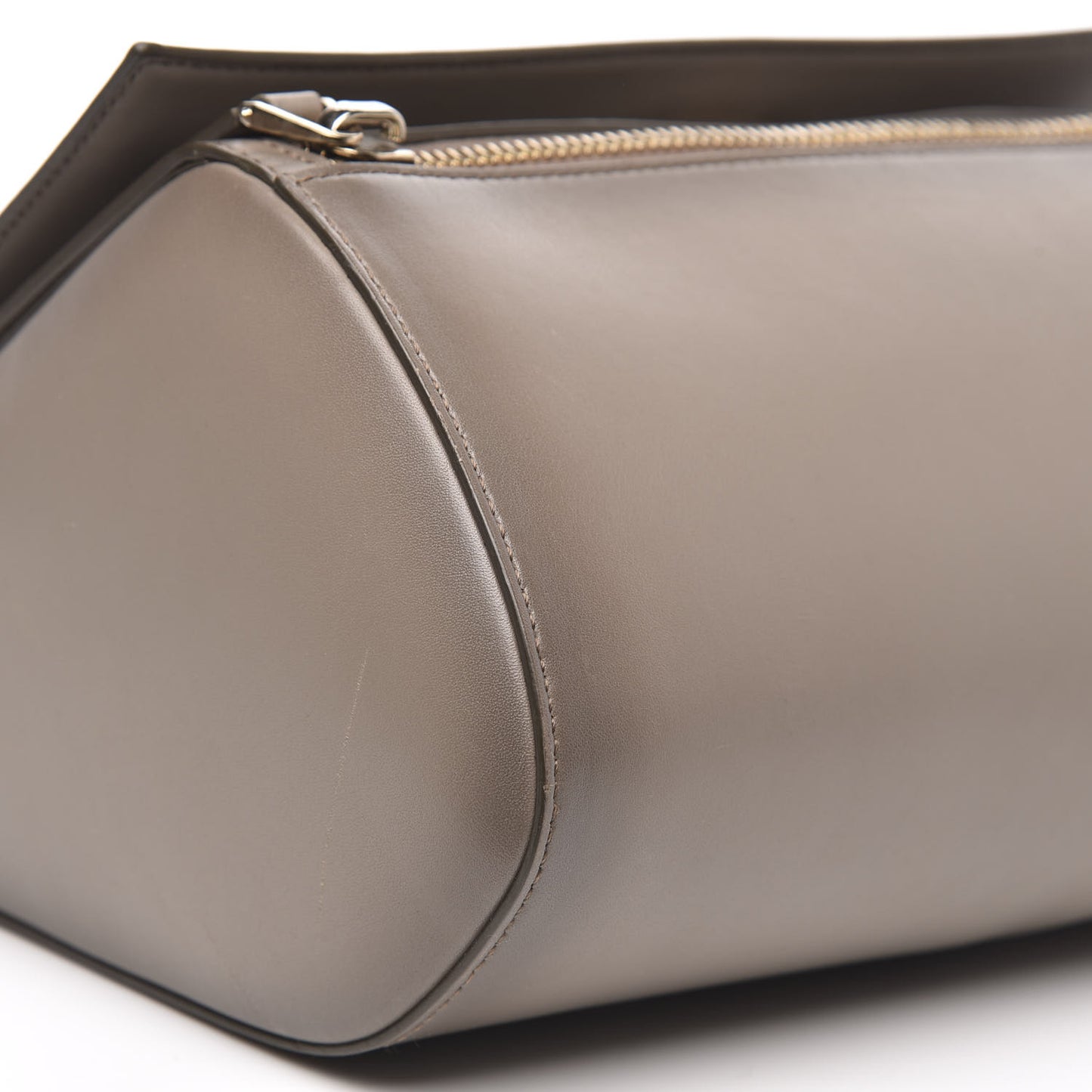 Calfskin Medium Pandora Box Crossbody Bag Taupe