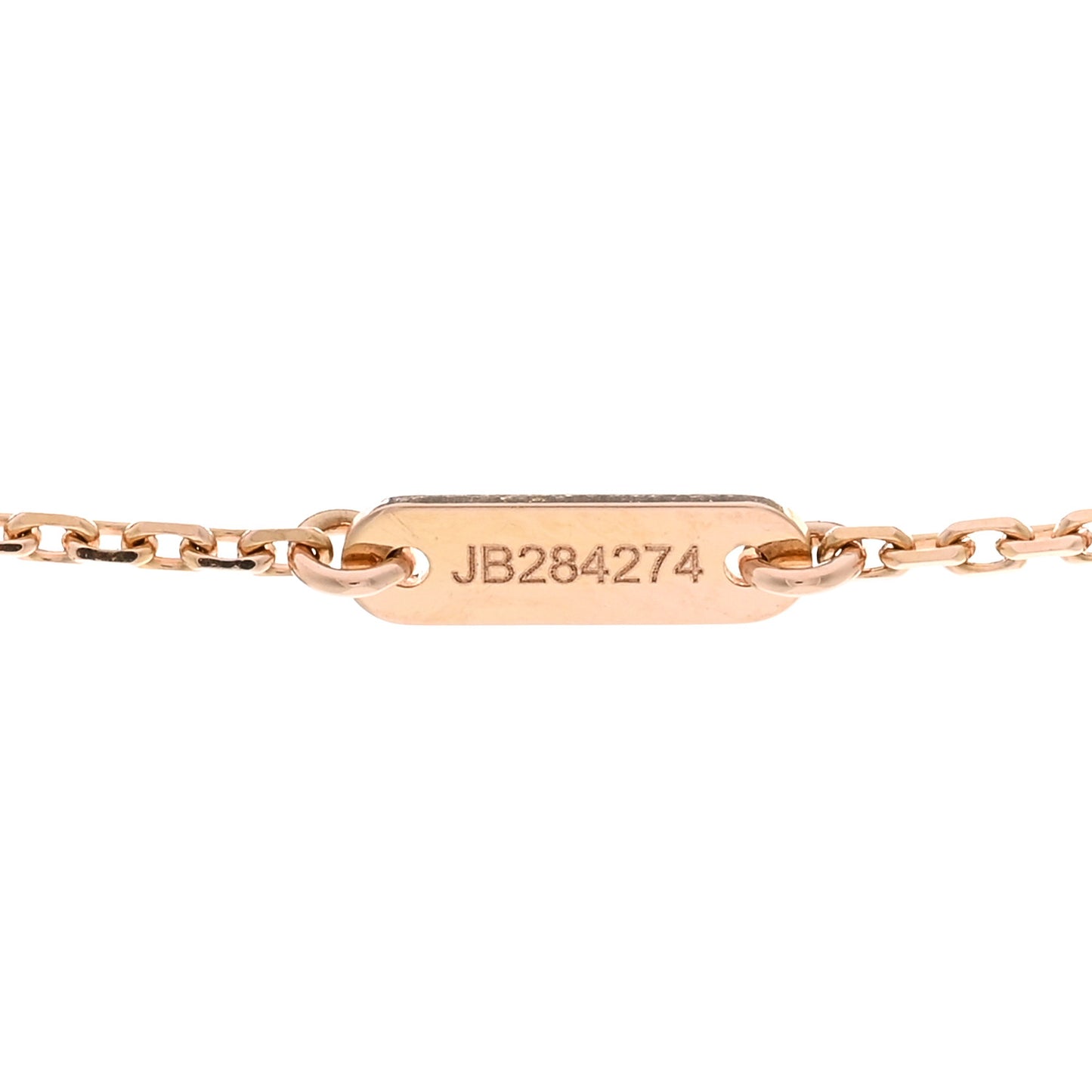 18K Rose Gold Carnelian Sweet Alhambra Pendant Necklace