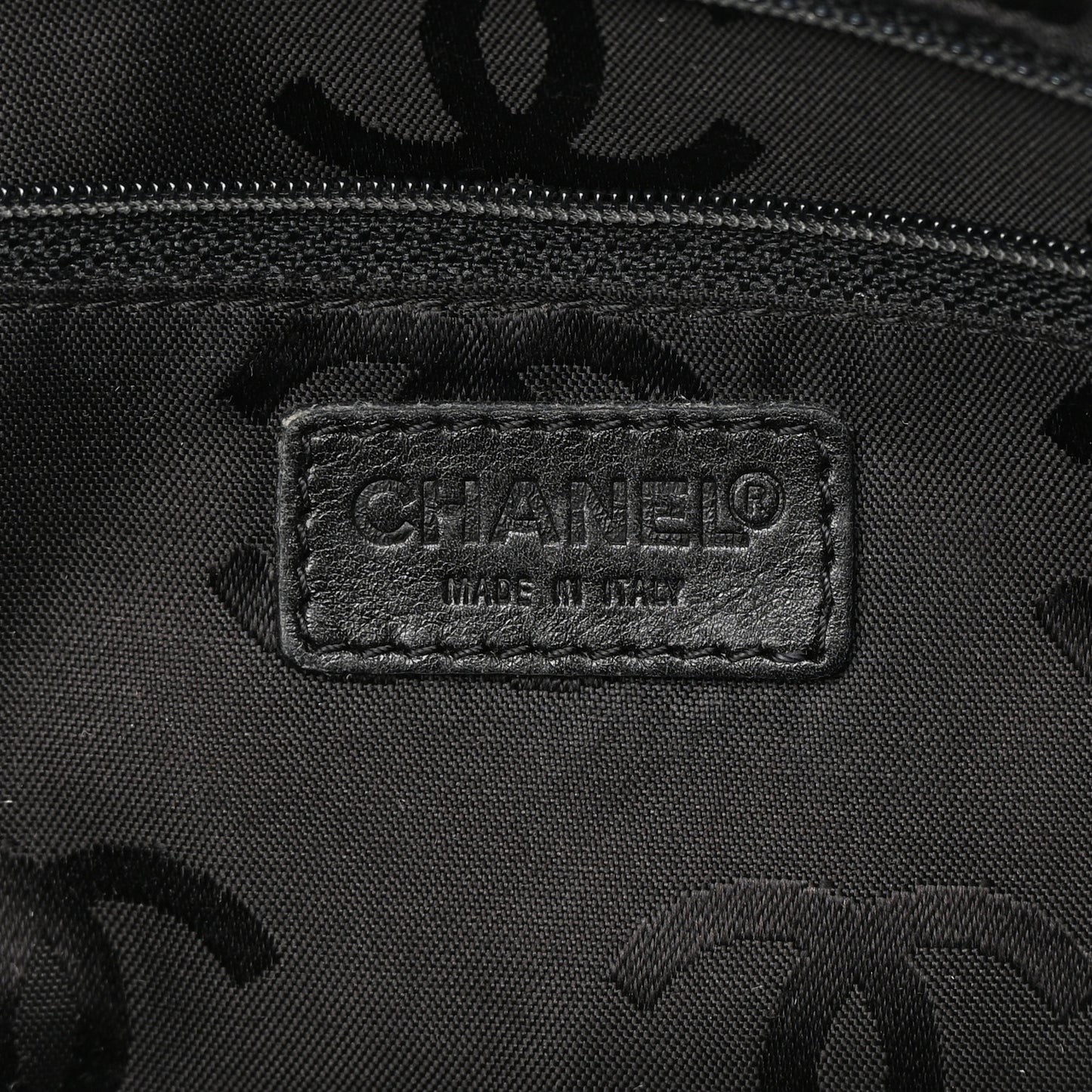 Jersey Quilted Chocolate Bar Shoulder Bag Black