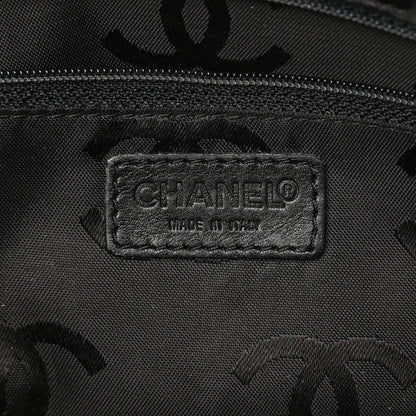Chanel Jersey Quilted Chocolate Bar Shoulder Bag Black 5 of 19