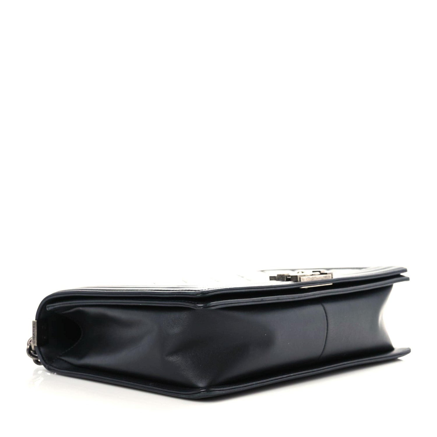 Chanel Lambskin Quilted Large Boy Flap Black 3 of 18