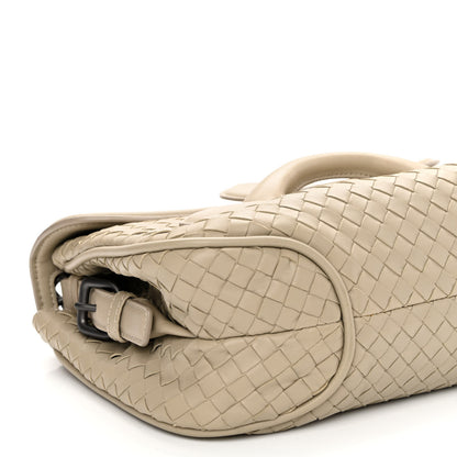 Bottega Veneta Nappa Intrecciato Rialto Shoulder Bag Nude 9 of 11