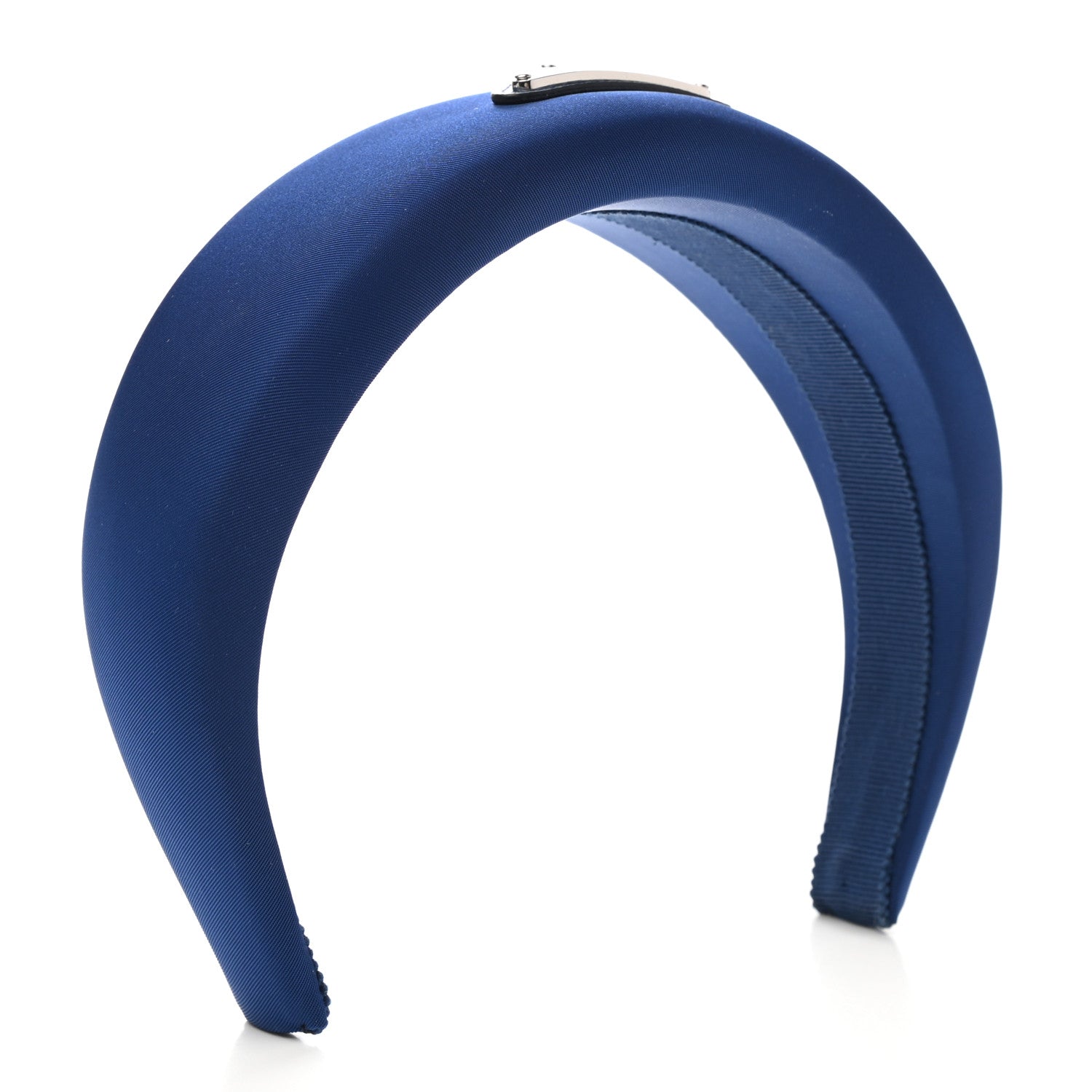 Prada Re-Nylon Triangle Logo Headband Bluette 3 of 6
