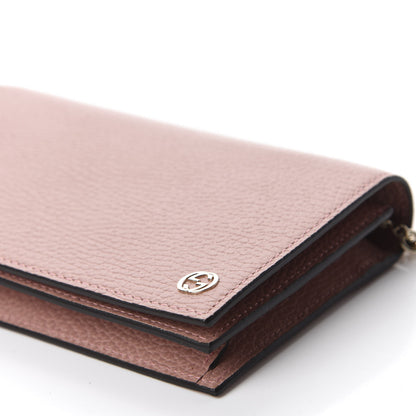 Gucci Dollar Calfskin Medium Betty Chain Wallet Soft Pink 7 of 11
