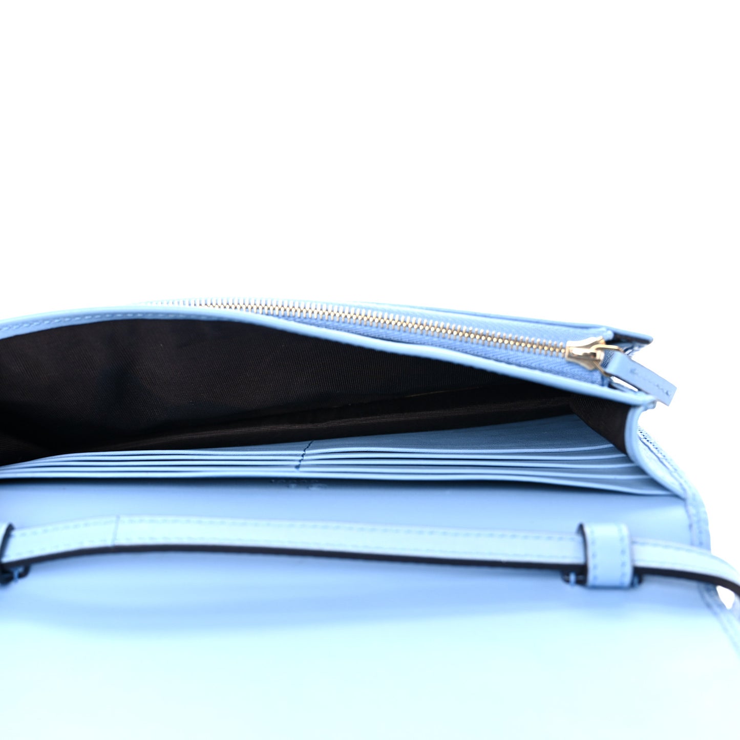 Microguccissima Crossbody Wallet Mineral Blue