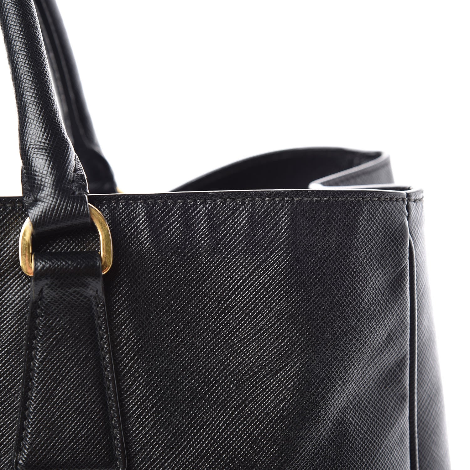 Prada Saffiano Lux Large Tote Black 9 of 19