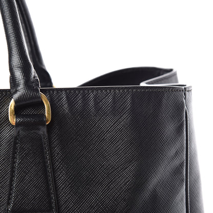 Prada Saffiano Lux Large Tote Black 9 of 19
