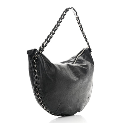 Chanel Calfskin Modern Chain Hobo Black 3 of 12