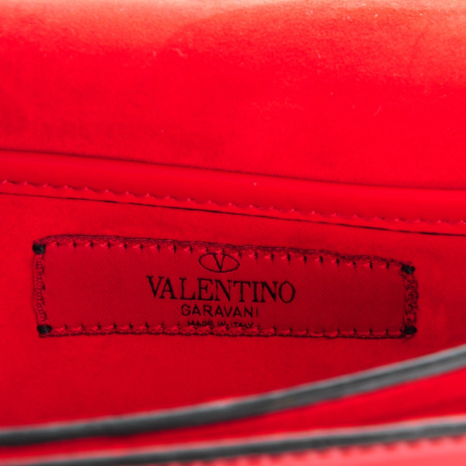 Valentino Garavani Patent Animalia Va Va Voom Shoulder Bag Red 6 of 7