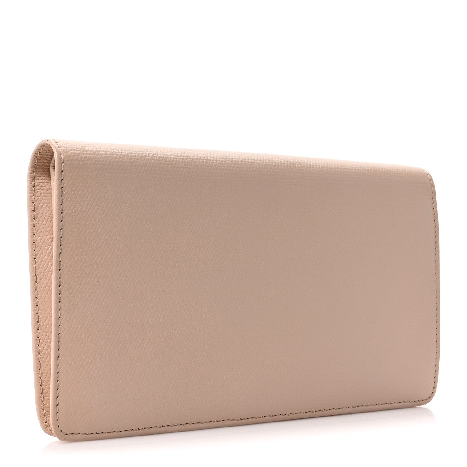 Chanel Grained Calfskin CC Button Yen Wallet Pink 3 of 10