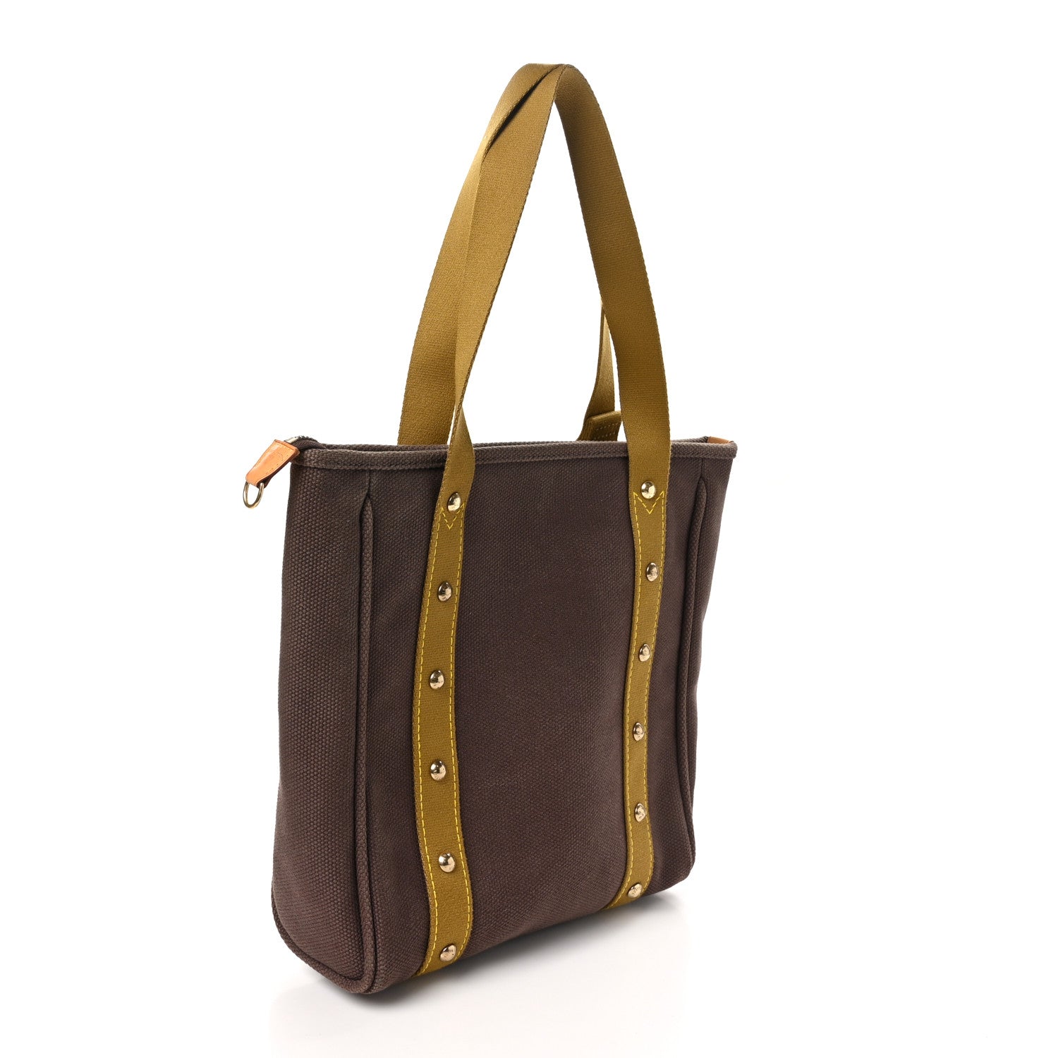 Louis Vuitton Toile Antigua Cabas MM Brown Kaki 3 of 9