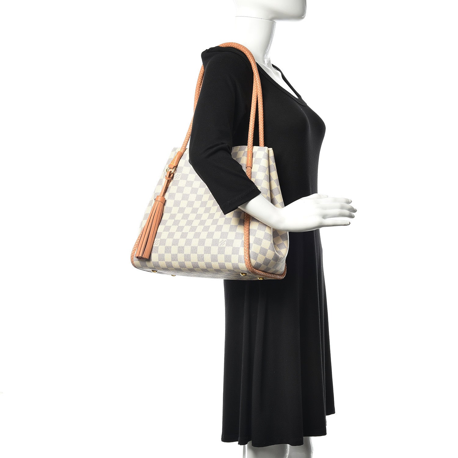 Louis Vuitton Damier Azur Propriano Rose Ballerine 2 of 12