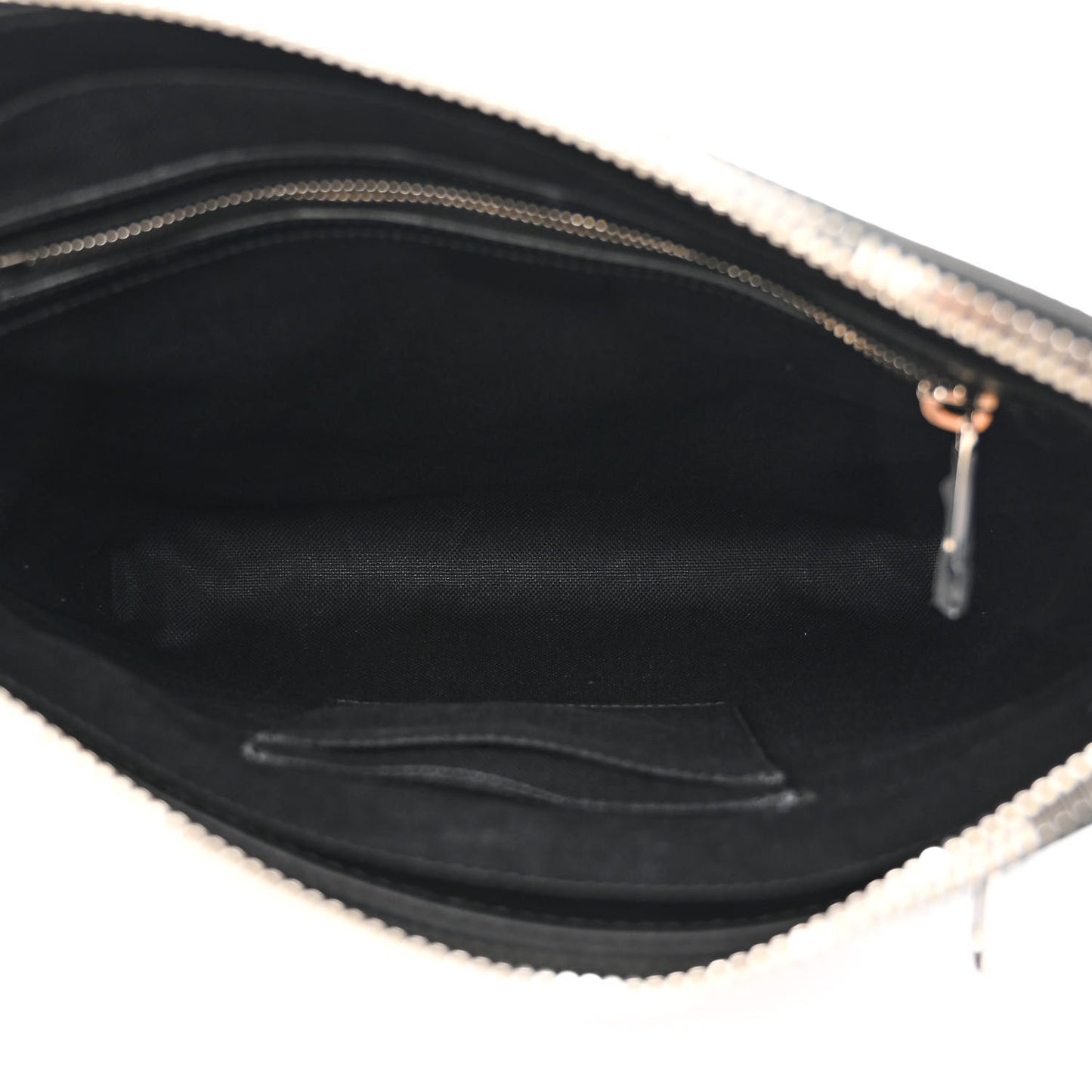 GG Supreme Monogram Appia Calfskin Web Flat Messenger Bag Black Grey