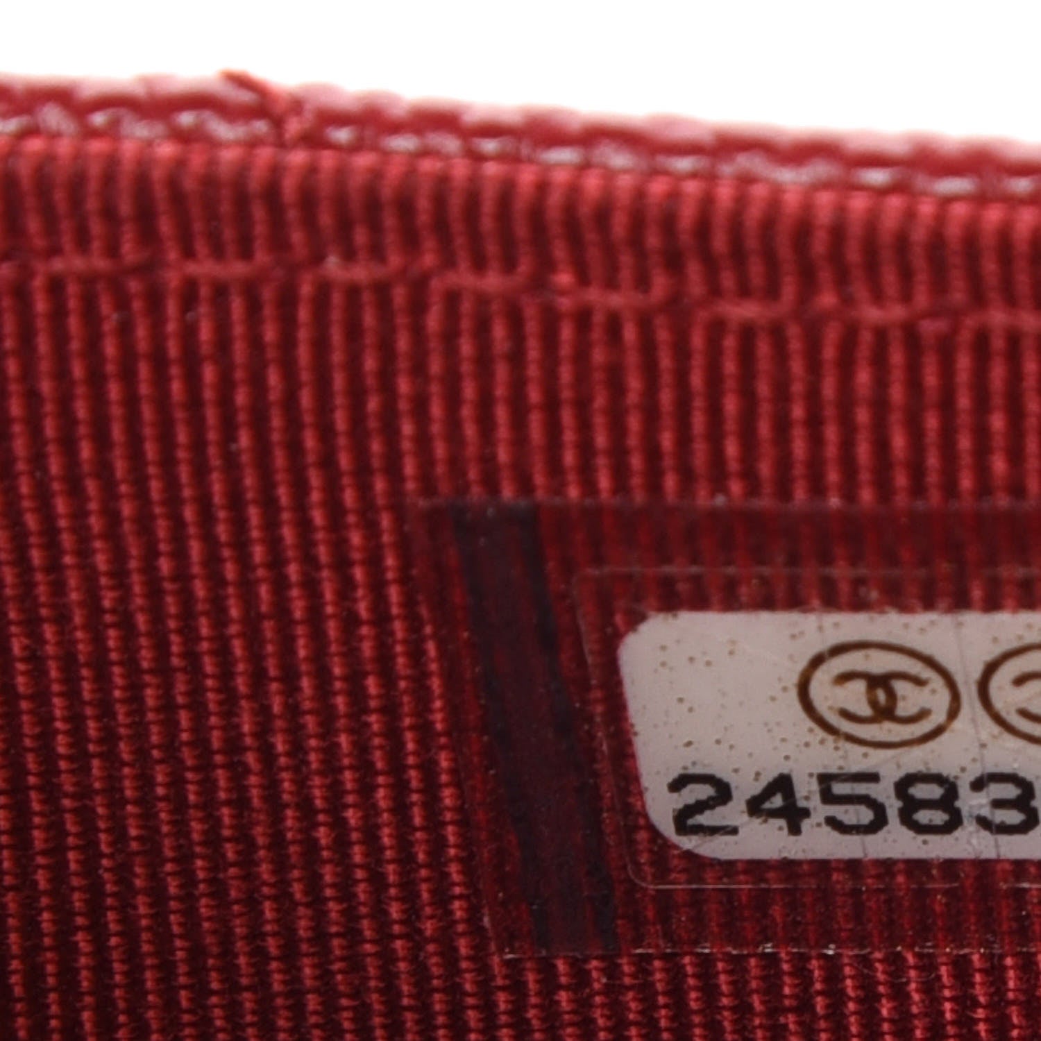 Chanel Caviar Quilted Flap Card Holder Dark Red 8 of 11