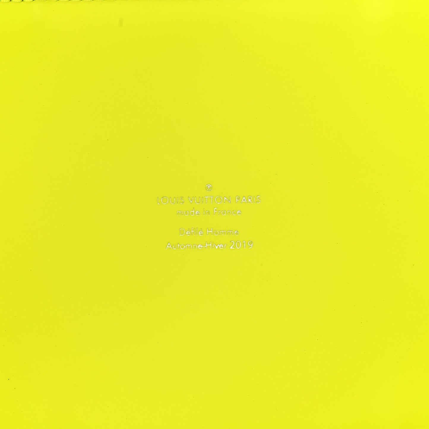 Monogram Fluo See Through Keepall Bandouliere 50 Yellow