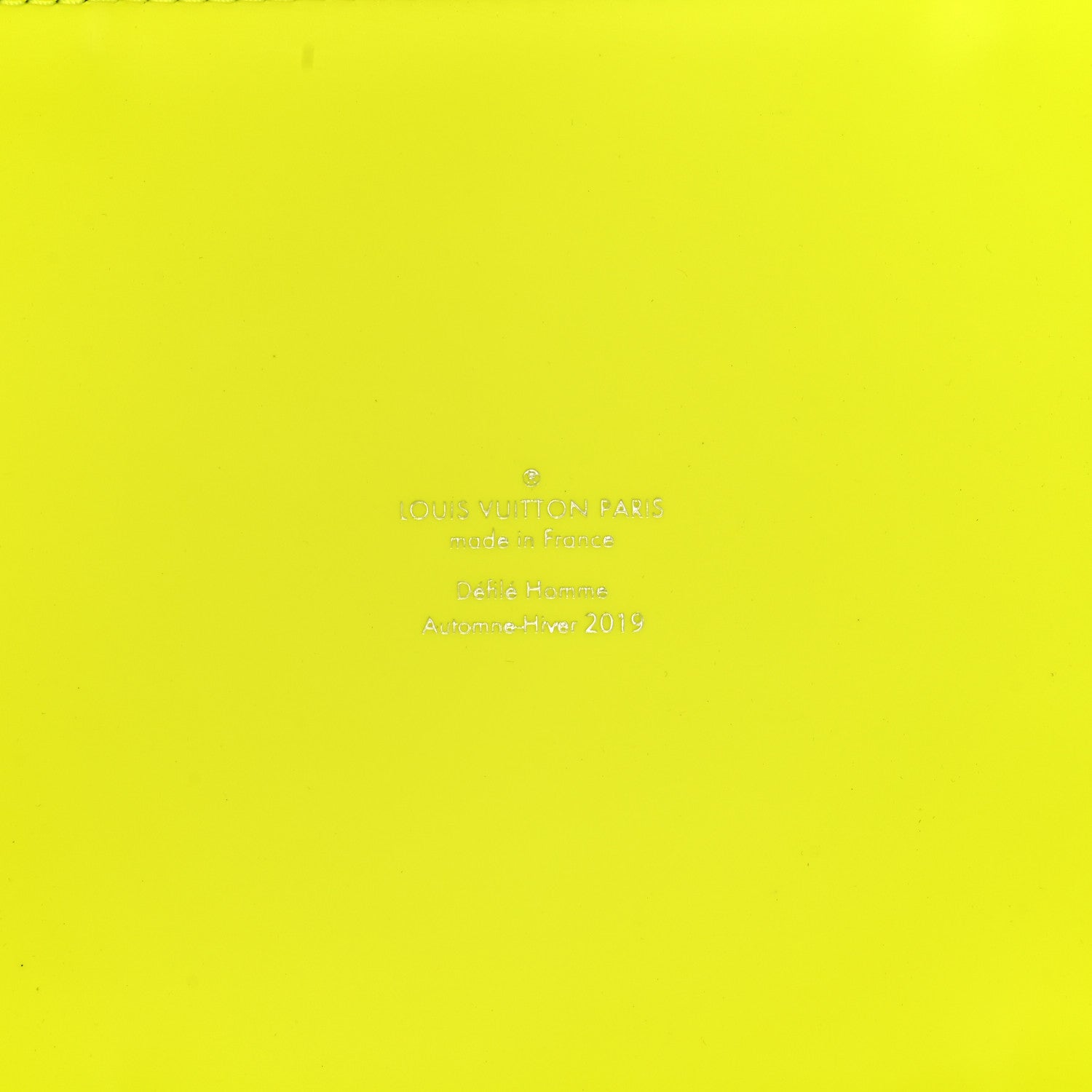 Louis Vuitton Monogram Fluo See Through Keepall Bandouliere 50 Yellow 6 of 15