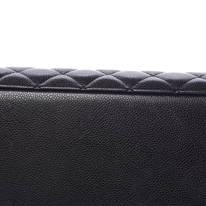 Chanel Caviar Quilted Grand Shopping Tote GST Black 14 of 22