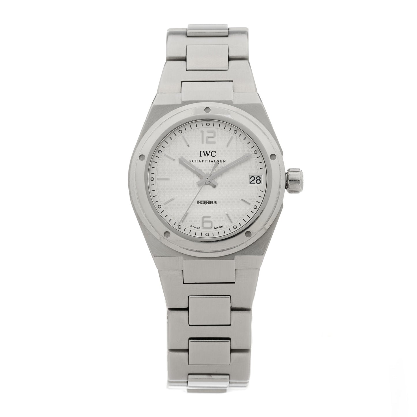 Stainless Steel 34mm Ingenieur Automatic Watch Silver IW451501