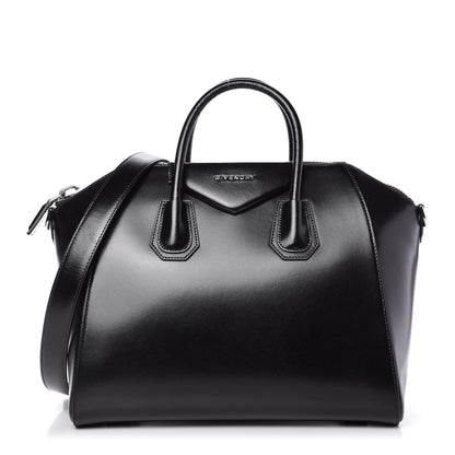 Givenchy Shiny Lord Calfskin Medium Antigona Black 1 of 10