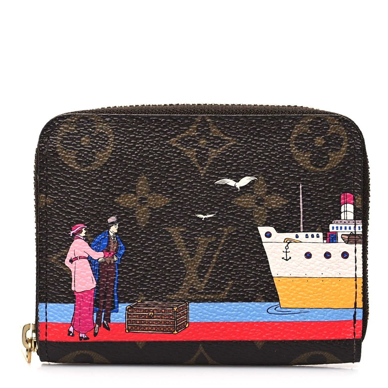Louis Vuitton Monogram 2016 Christmas Animation Zippy Coin Purse 1 of 8