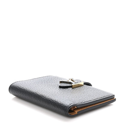 Louis Vuitton Taurillon Capucines Vertical Compact Wallet Black 4 of 7