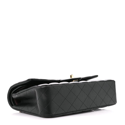 Chanel Lambskin Quilted Medium Double Flap Black 4 of 12