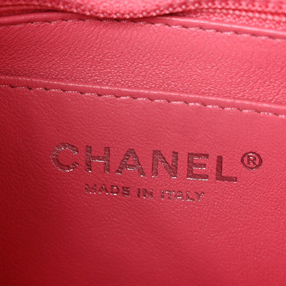 Chanel Patent Calfskin Quilted Mini Rectangular Flap Pink 6 of 11