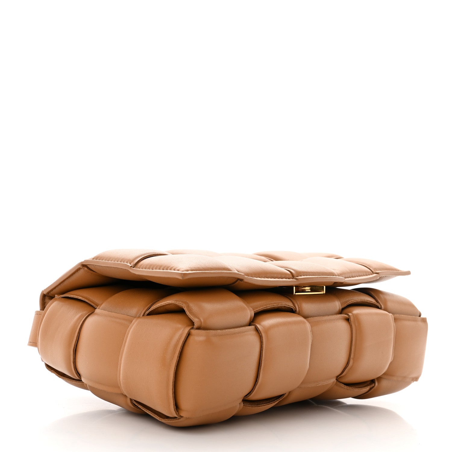 Bottega Veneta Nappa Maxi Intreccio Padded Cassette Crossbody Bag Caramel 4 of 9