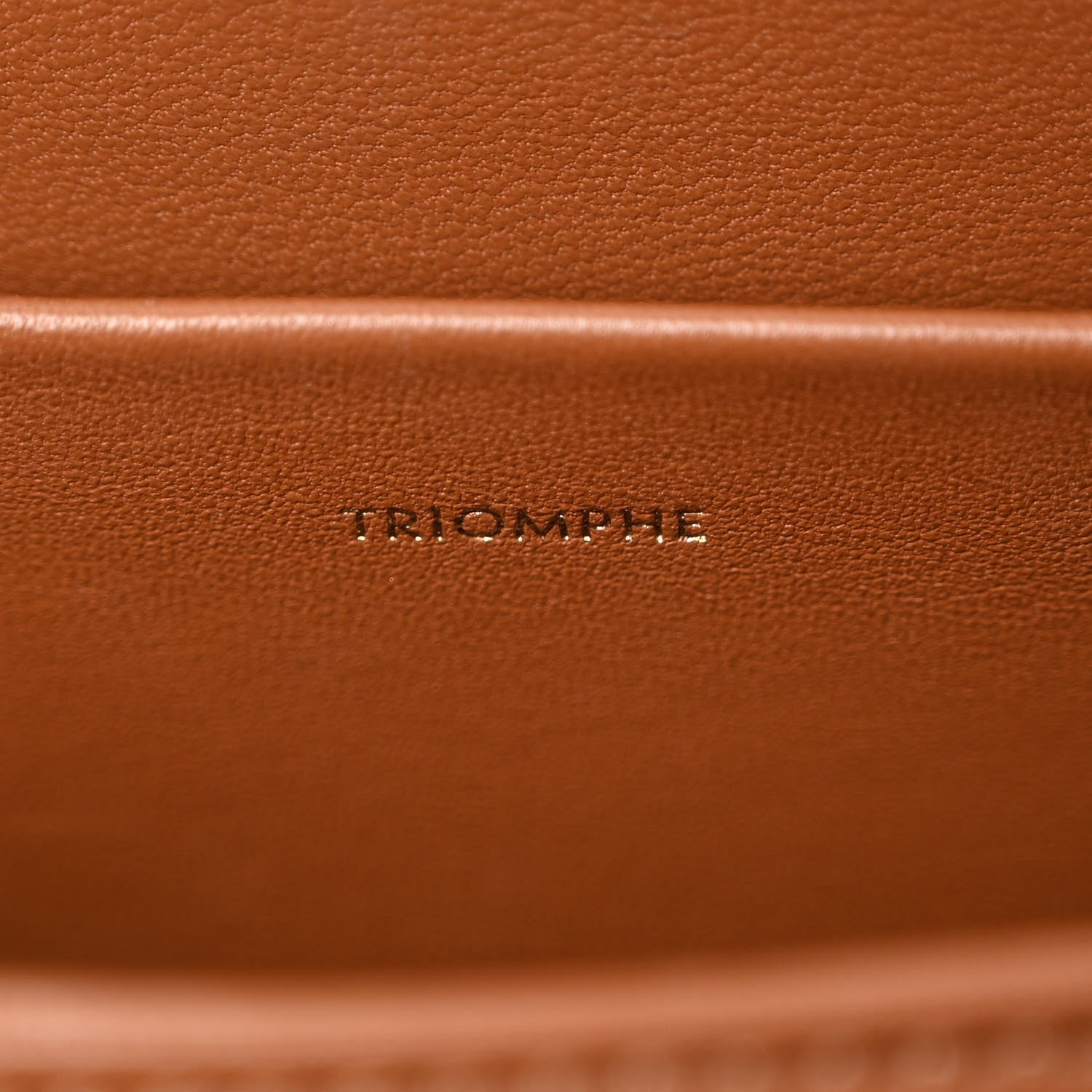 Celine Natural Calfskin Medium Triomphe Tan 7 of 11