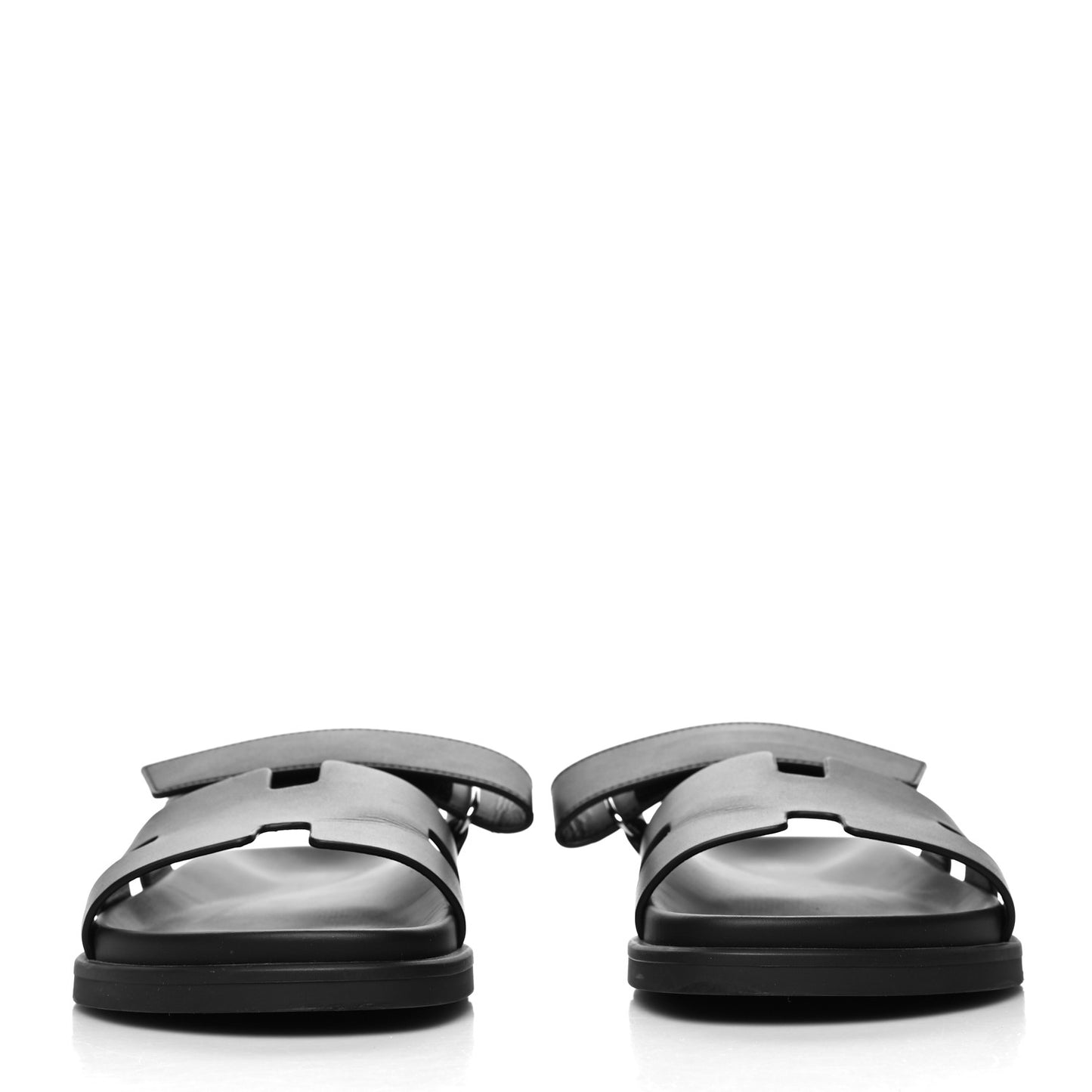 Calfskin Mens Chypre Sandals 42.5 Black