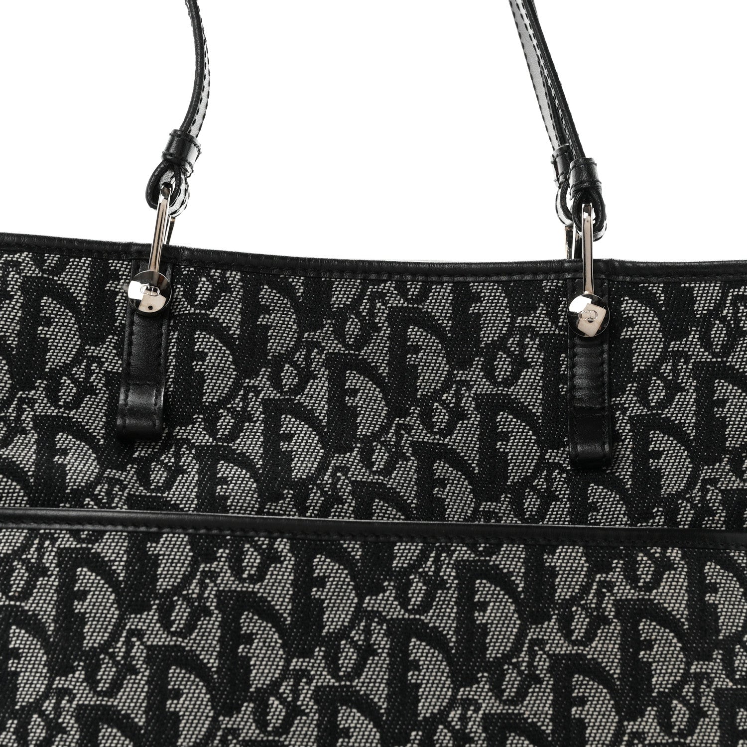 Christian Dior Monogram Tote Blue 7 of 9