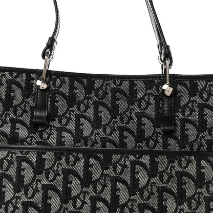 Christian Dior Monogram Tote Blue 7 of 9