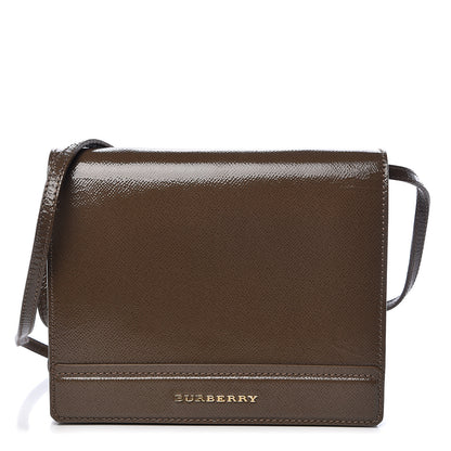 Burberry Patent London Crossbody Bag Brown 1 of 16