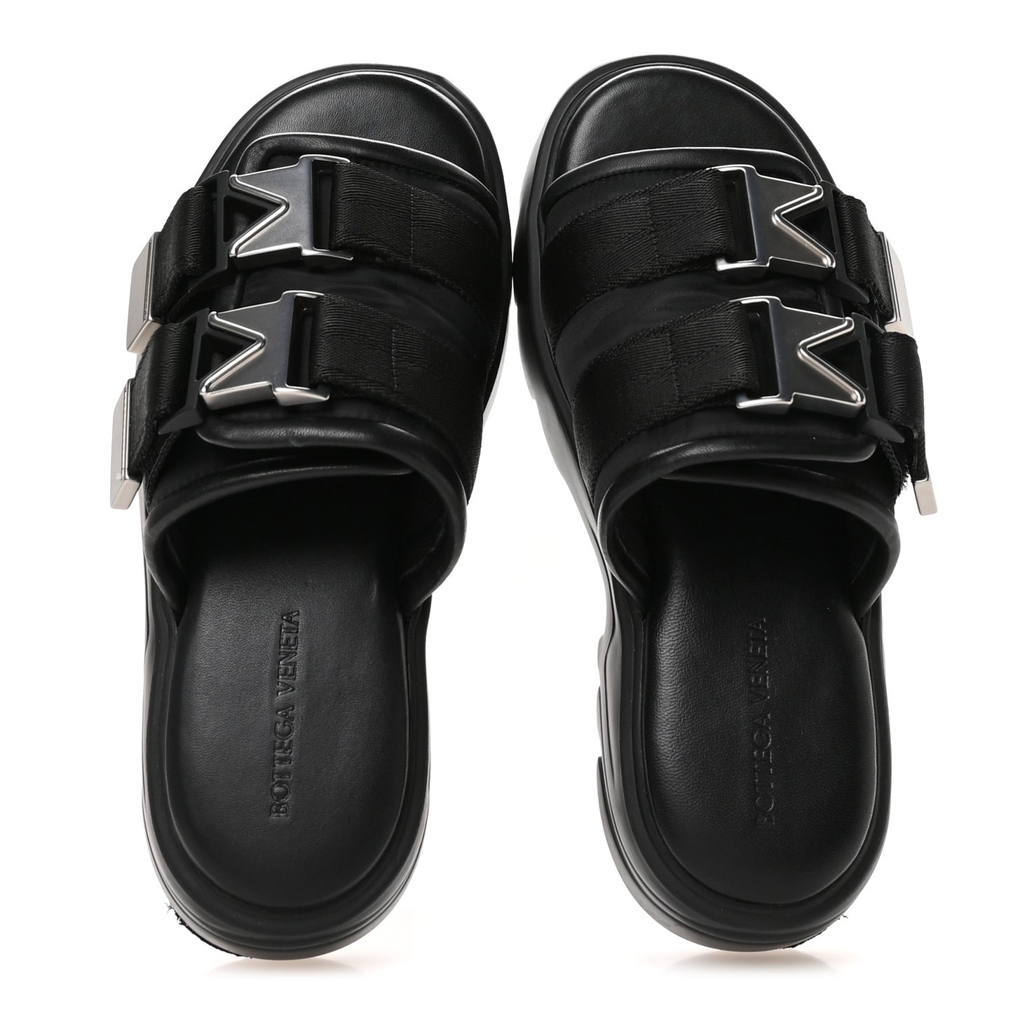 Nappa Flash 45mm Flat Sandals 37 Black