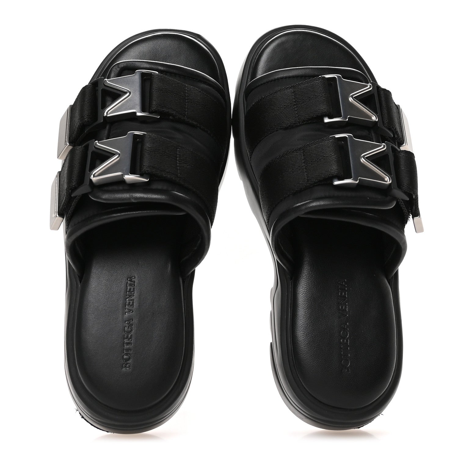 Bottega Veneta Nappa Flash 45mm Flat Sandals 37 Black 2 of 7
