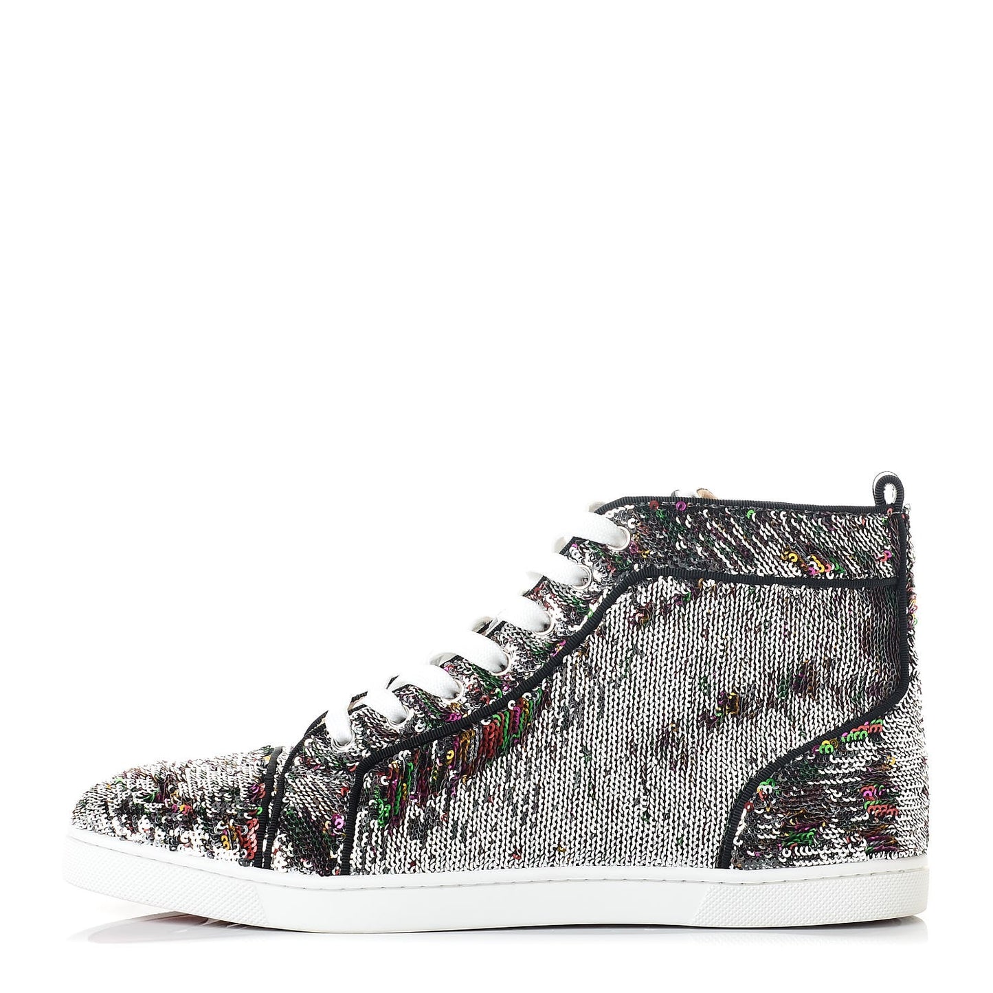 Womens Metallic Sequin Bip Bip Orlato Flat Sneakers 40 Multicolor