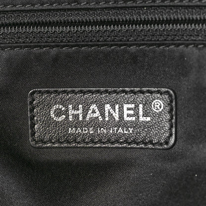 Chanel Tweed Nylon Quilted Astronaut Essentials Backpack Black Multicolor 6 of 10
