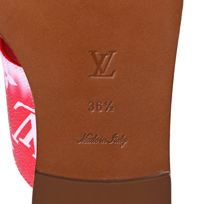 Louis Vuitton Monogram Escale Palma Sandals 36.5 Rouge 6 of 8