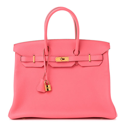 Hermes Togo Birkin 35 Rose Lipstick 1 of 10