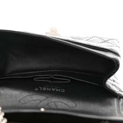 Chanel Crinkled Patent Quilted 2.55 Reissue 224 Flap Black 5 of 10