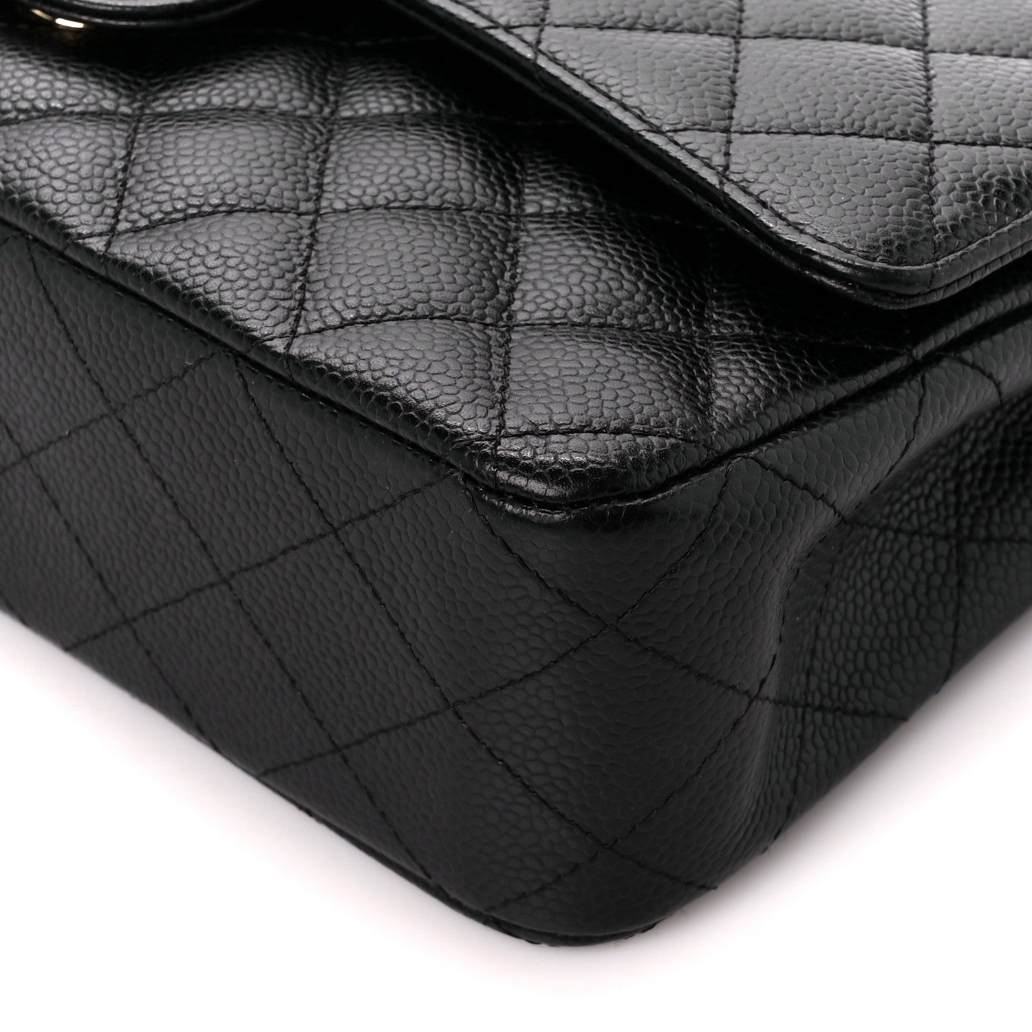 Chanel Caviar Quilted Medium Double Flap Black 11 of 11
