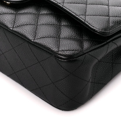 Chanel Caviar Quilted Medium Double Flap Black 11 of 11