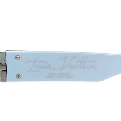 Louis Vuitton Acetate 1.1 Millionaires Sunglasses Z1327E Pale Blue 7 of 8