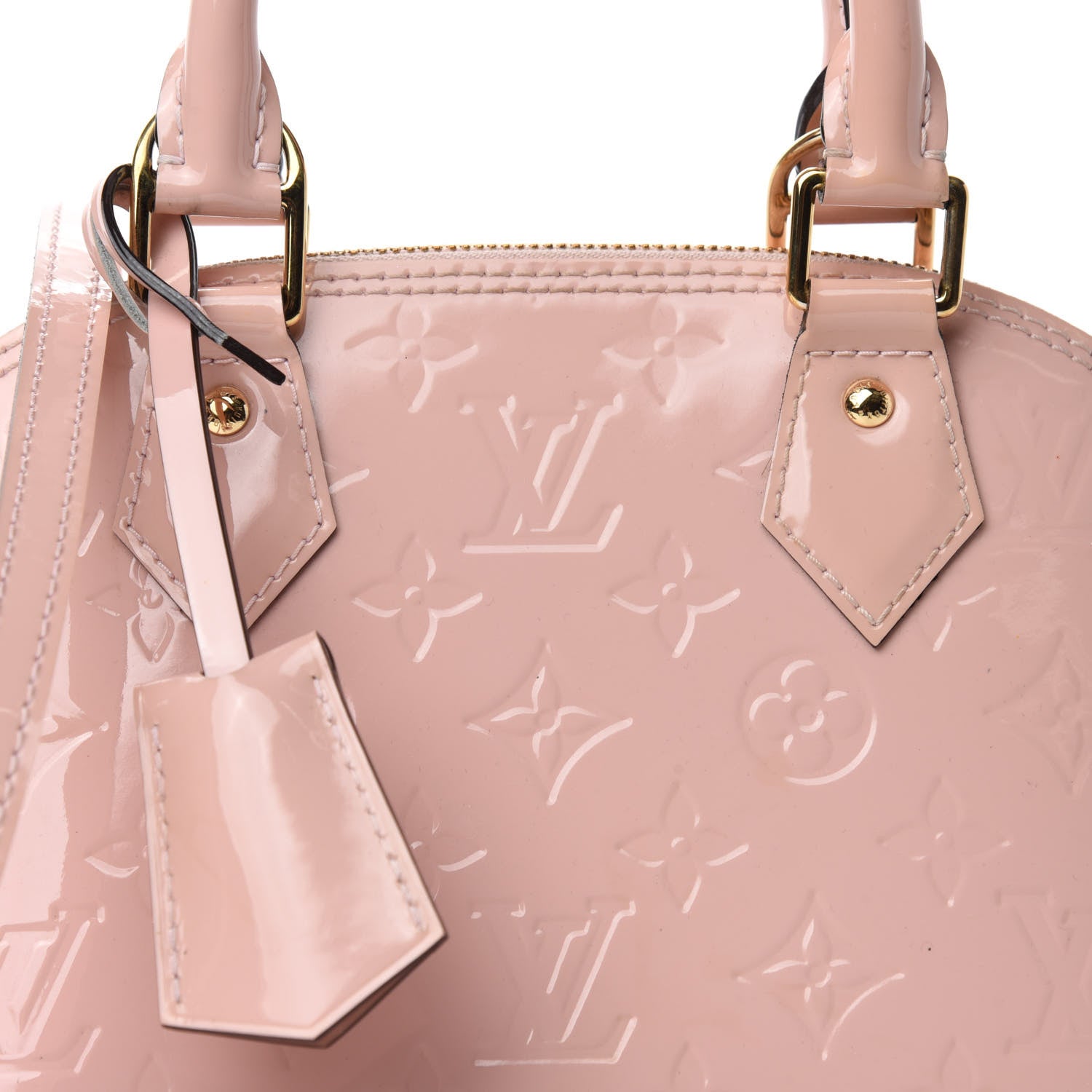 Louis Vuitton Vernis Alma BB Rose Ballerine 14 of 14