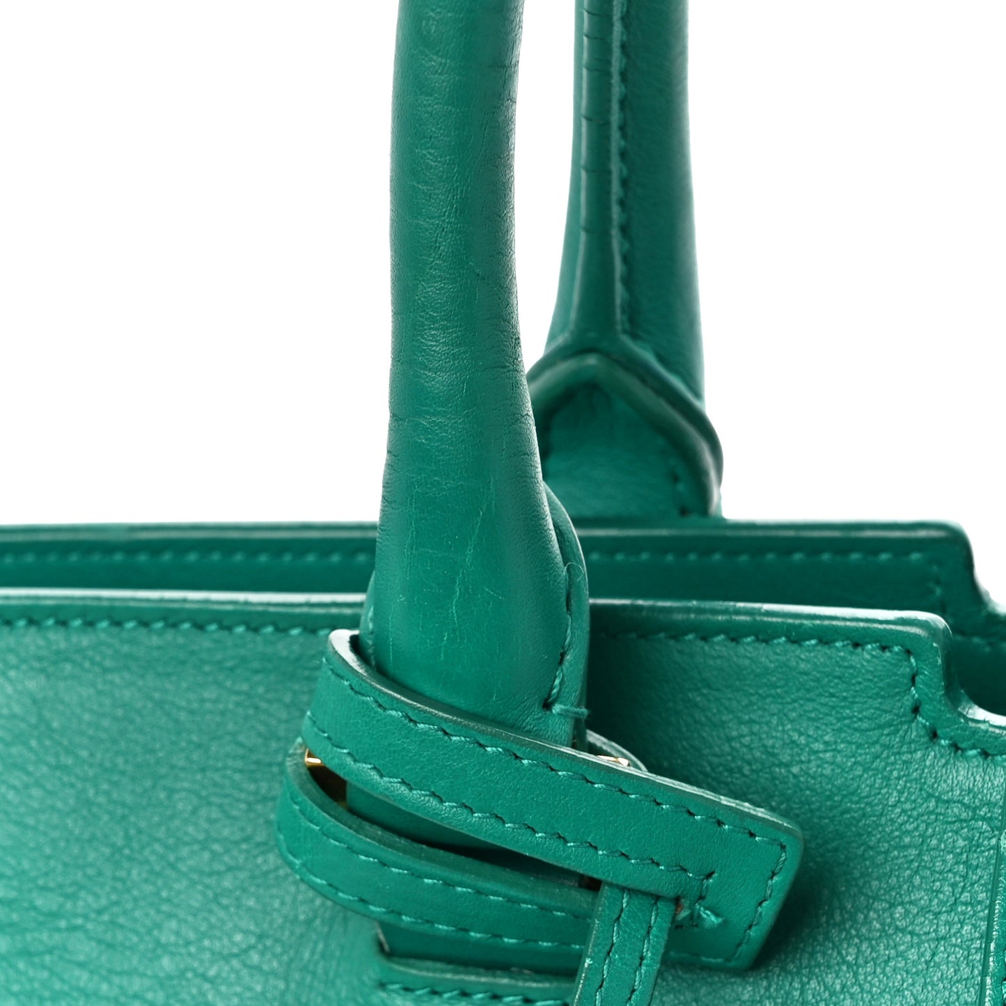 Calfskin Medium Classic Y Cabas Green