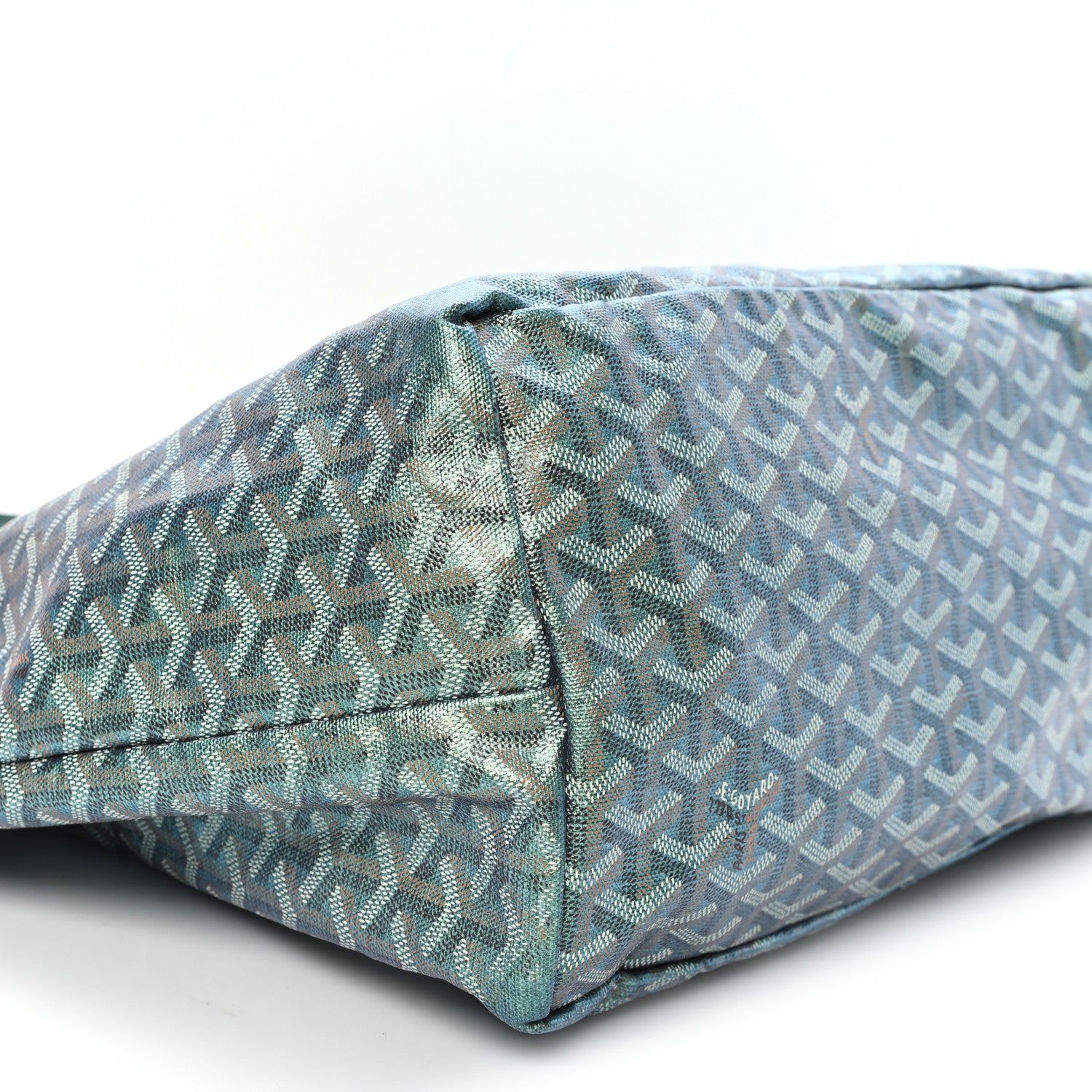 Goyard Iridescent Goyardine Saint Louis GM Pearly Green 10 of 12
