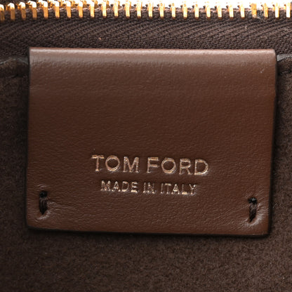 Tom Ford Suede Small Tara Crossbody Whisky 6 of 9