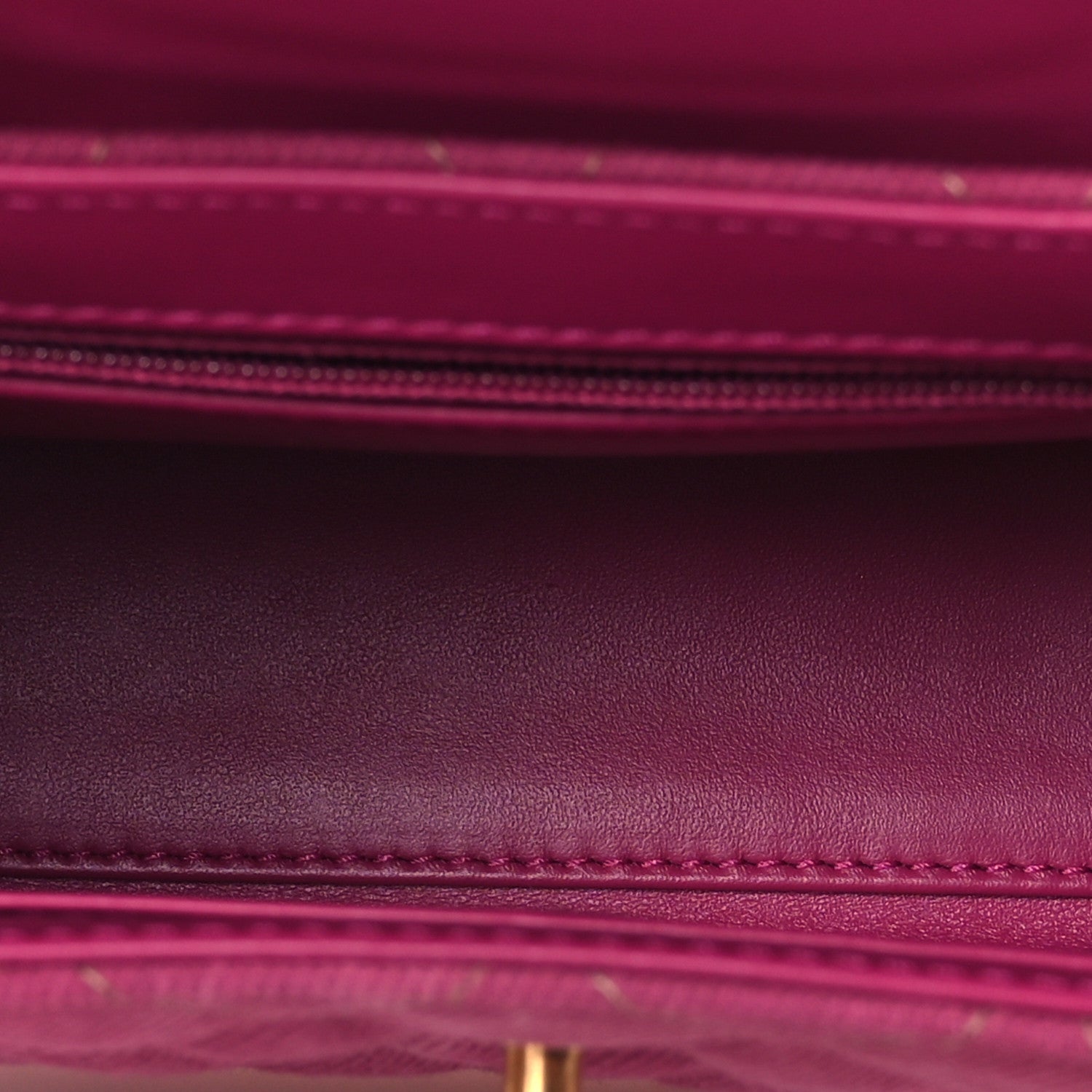 Chanel Denim Quilted Nano Kelly Shopper Fuchsia 5 of 10
