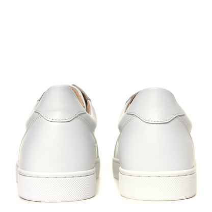 Christian Louboutin Calfskin Vieira Flat Sneakers 38 White 9 of 12